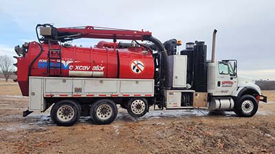 Hydrovac Excavation Truck